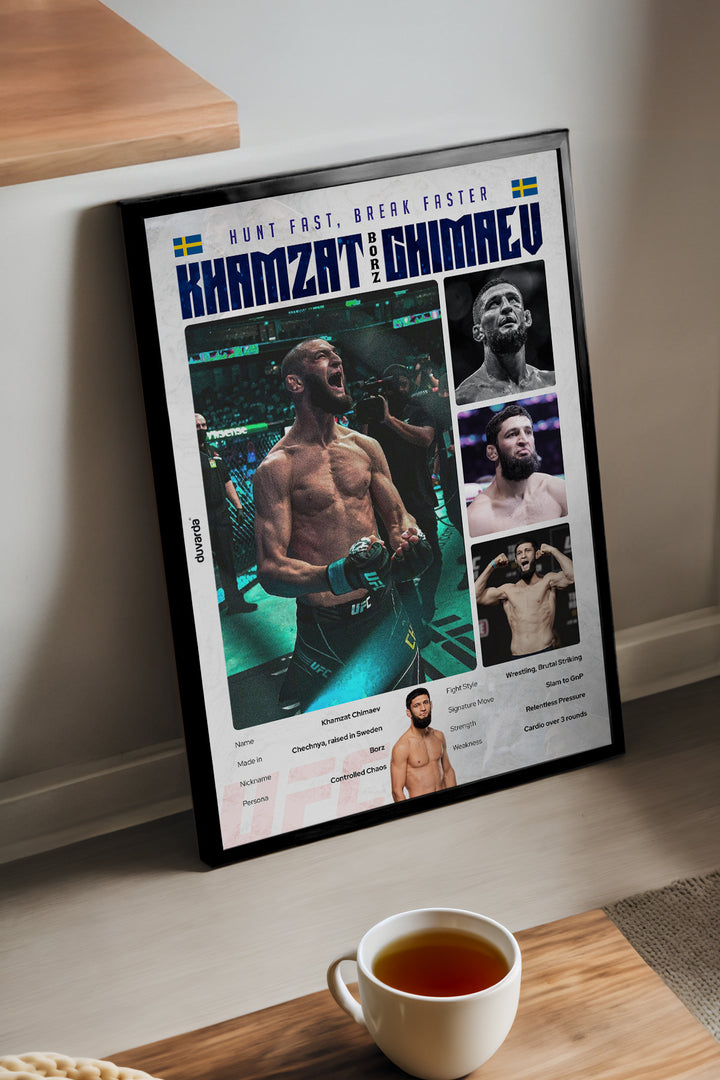 Khamzat Chimaev UFC - tablo