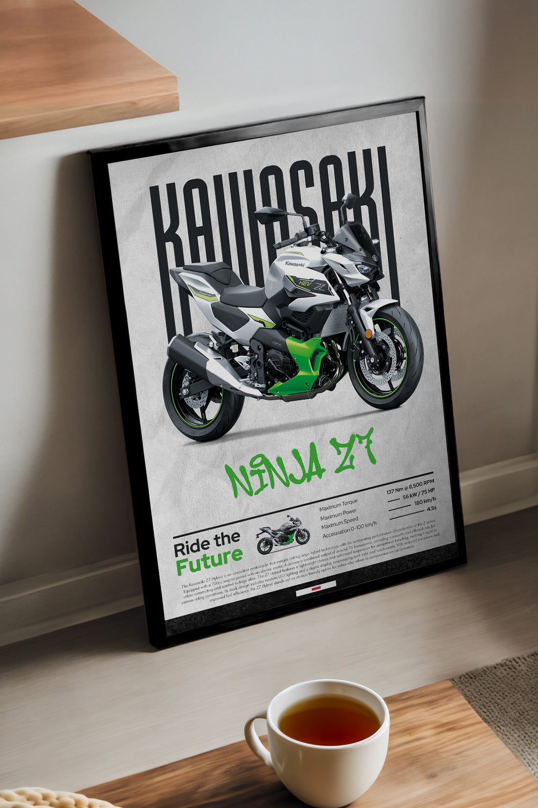 Kawasaki Ninja Z7 - tablo