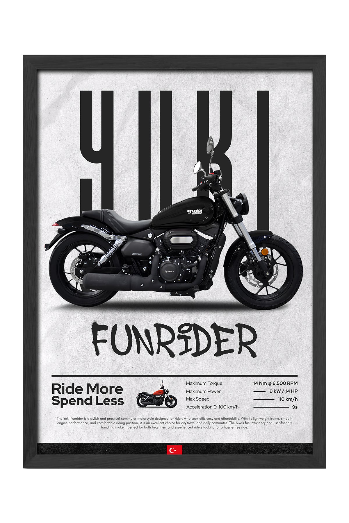 Yuki Funrider Siyah