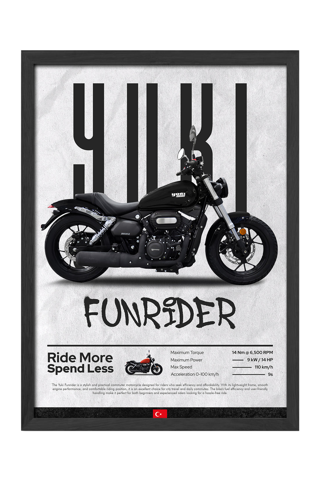 Yuki Funrider Siyah