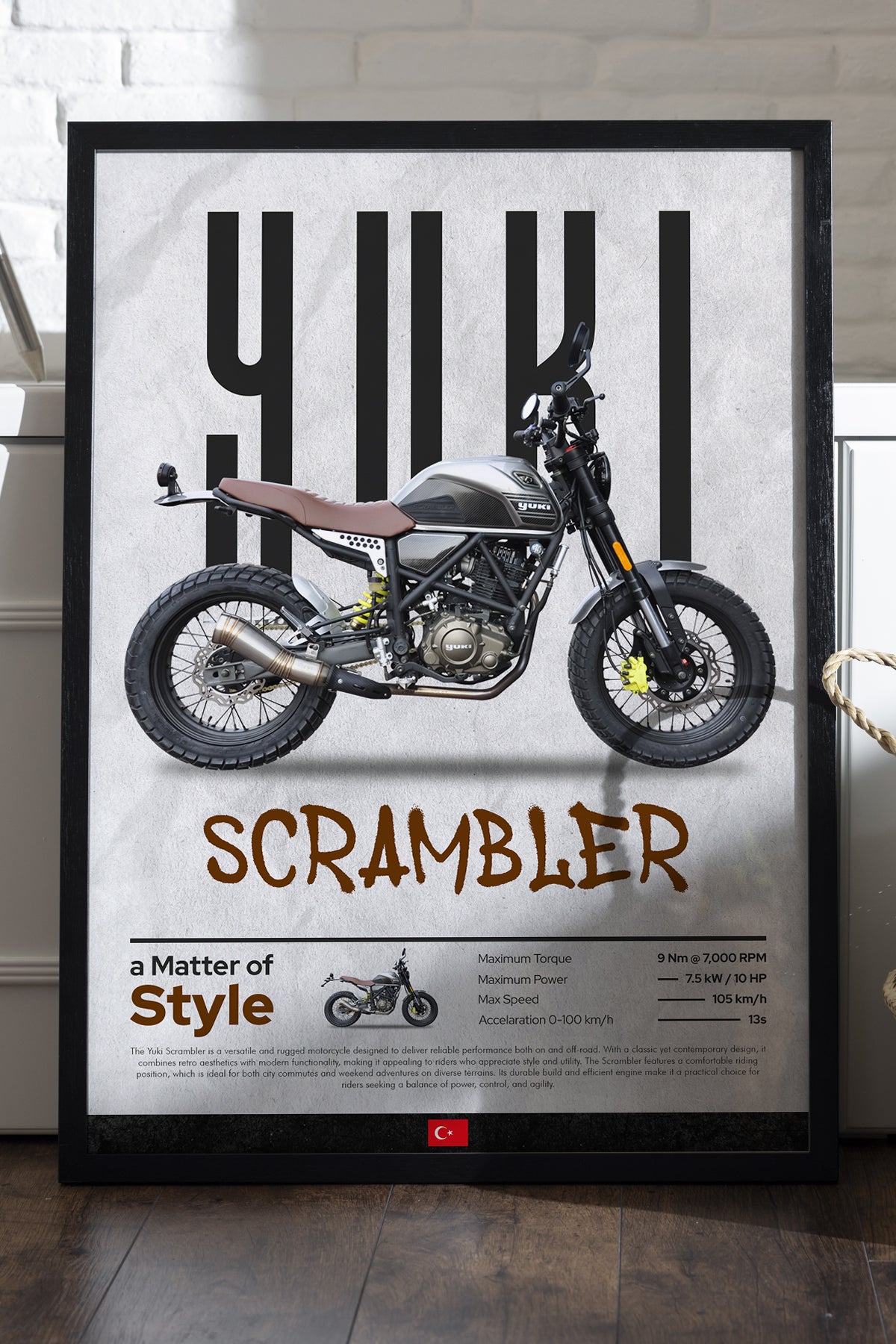 Yuki Scrambler Beyaz