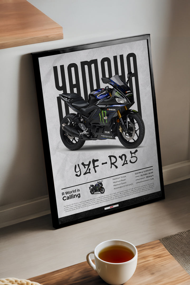 Yamaha YZF-R25 Monster - tablo