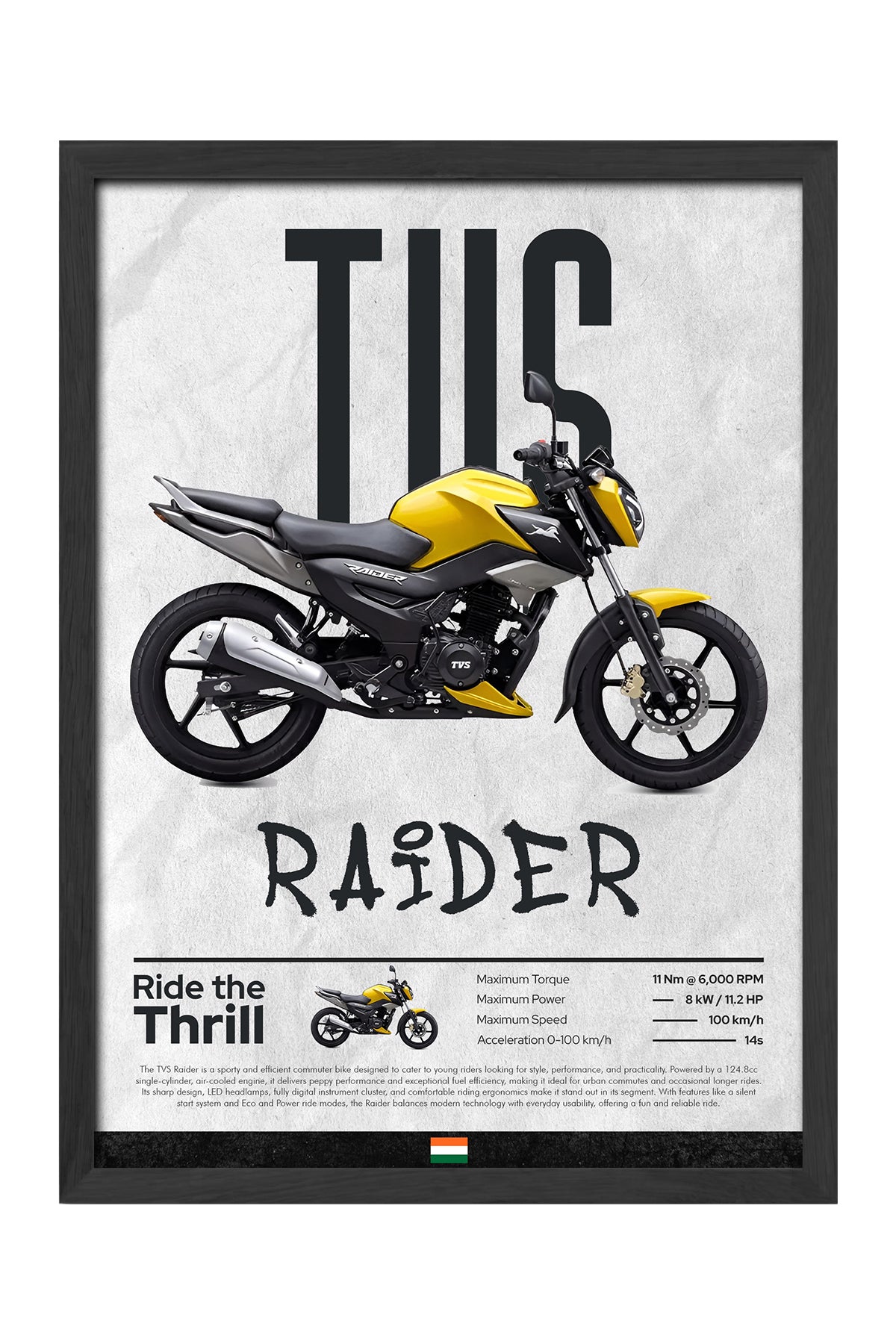 TVS Raider Sarı
