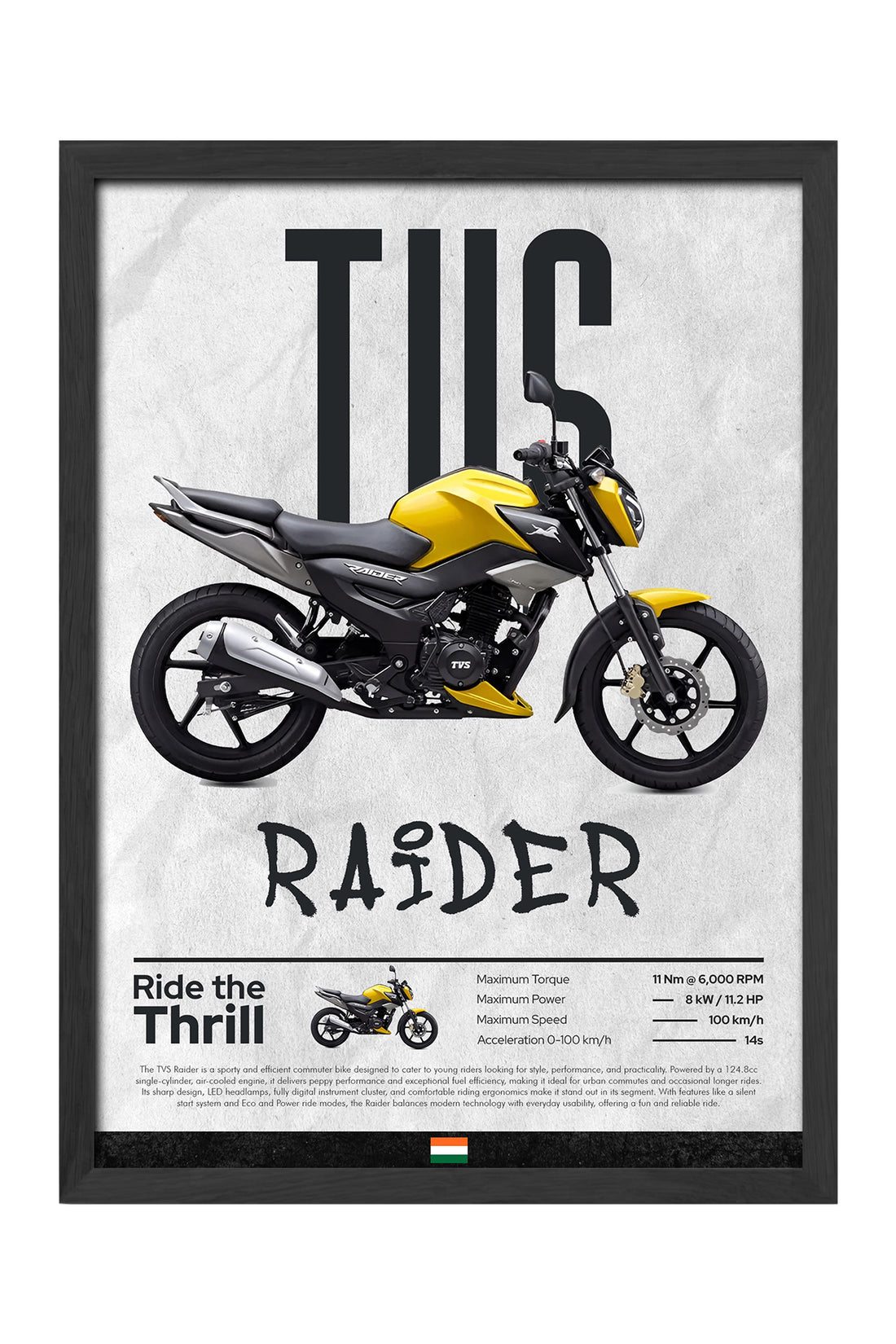 TVS Raider Sarı