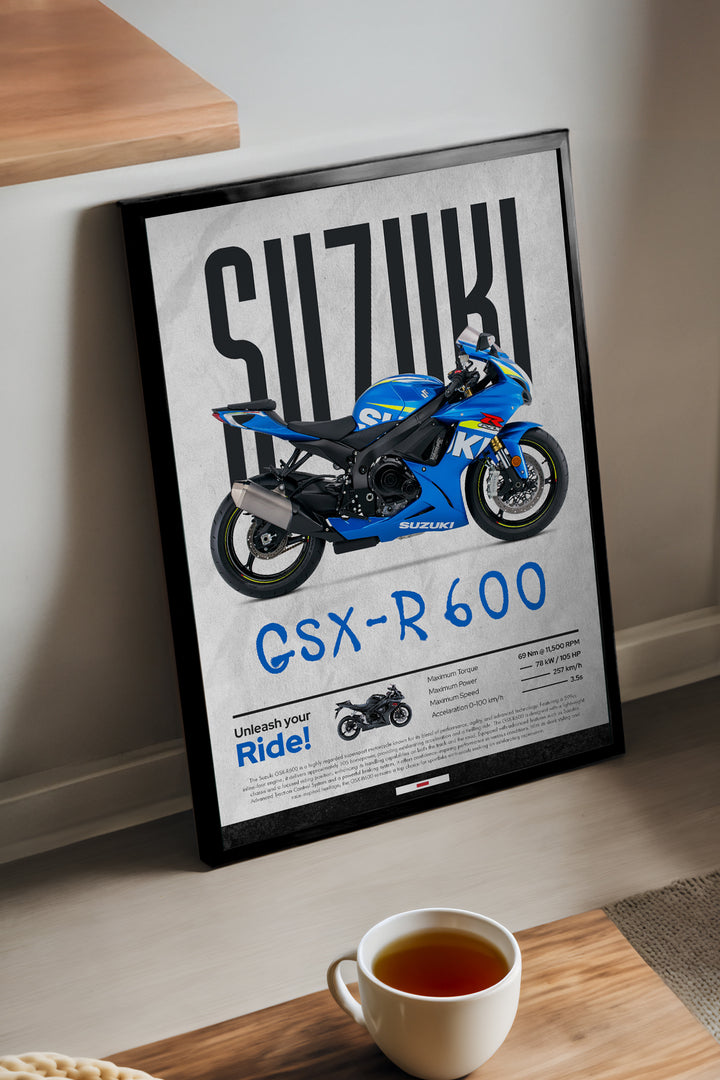 Suzuki GSX-R 600 Mavi