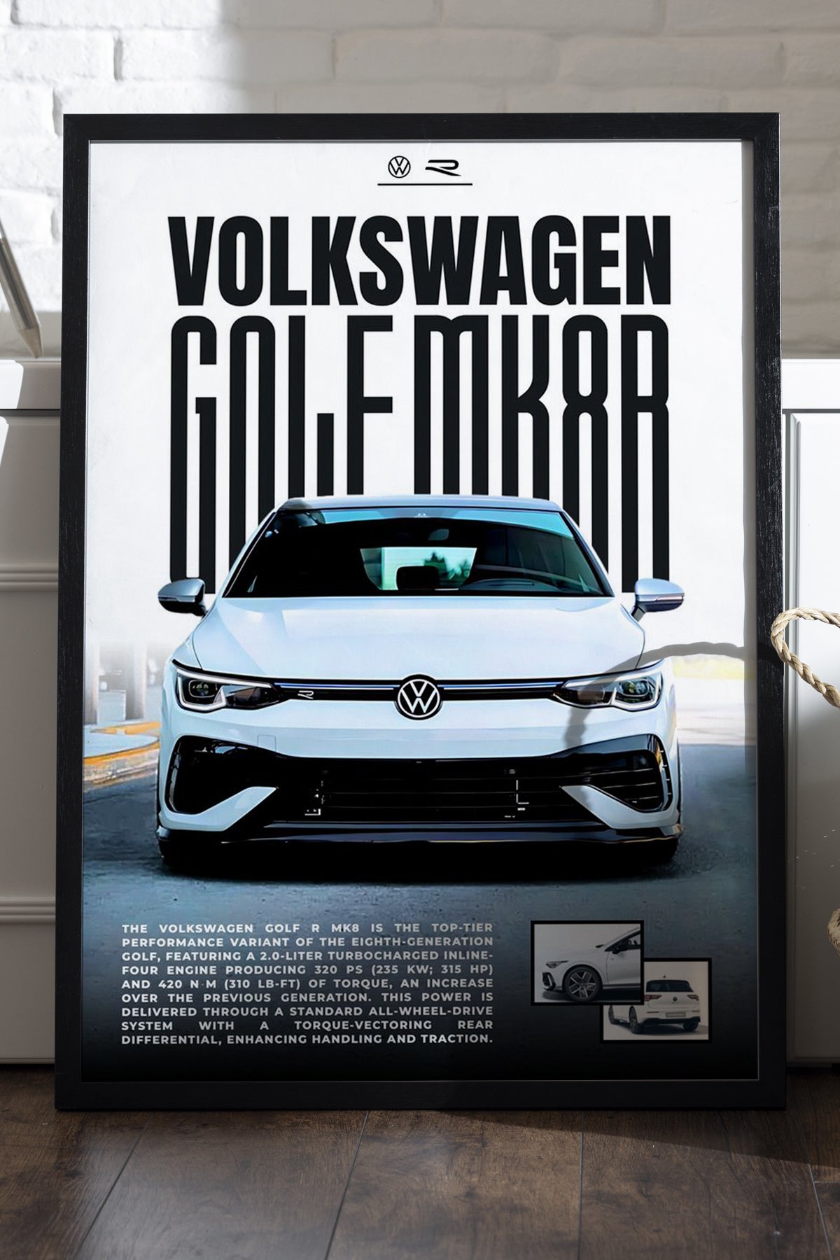 Volkswagen Golf MK 8 R - tablo