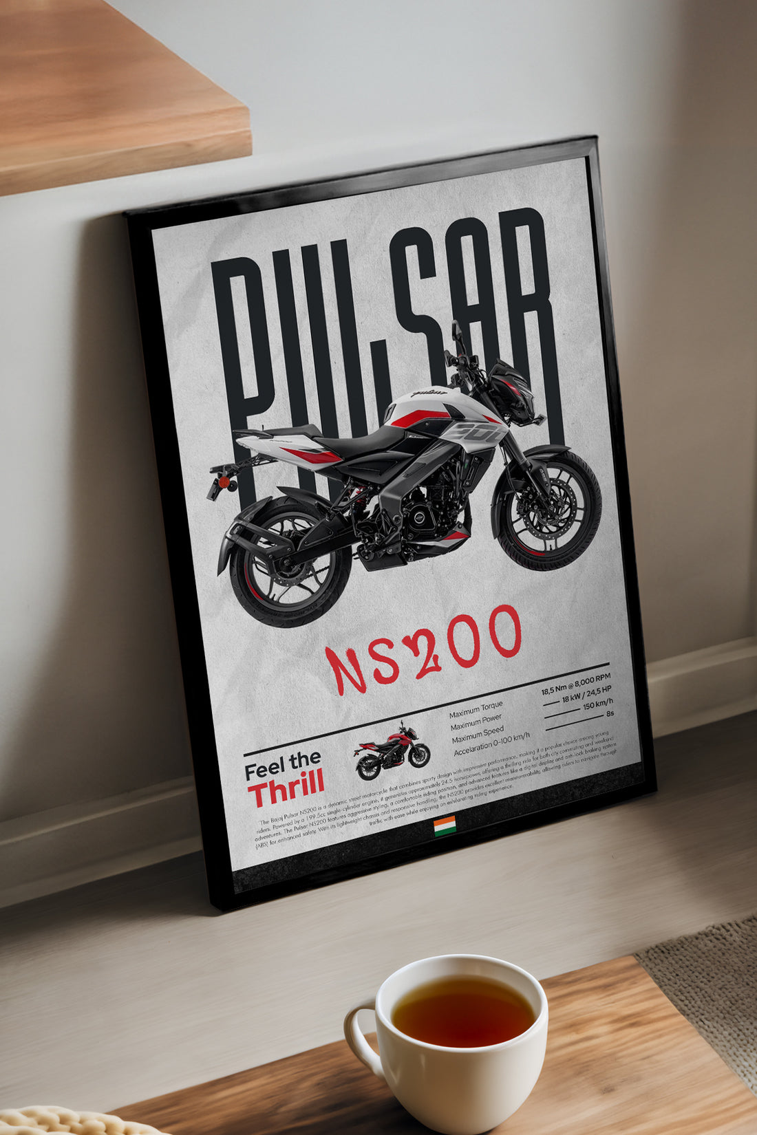 Bajaj Pulsar NS 200 Beyaz