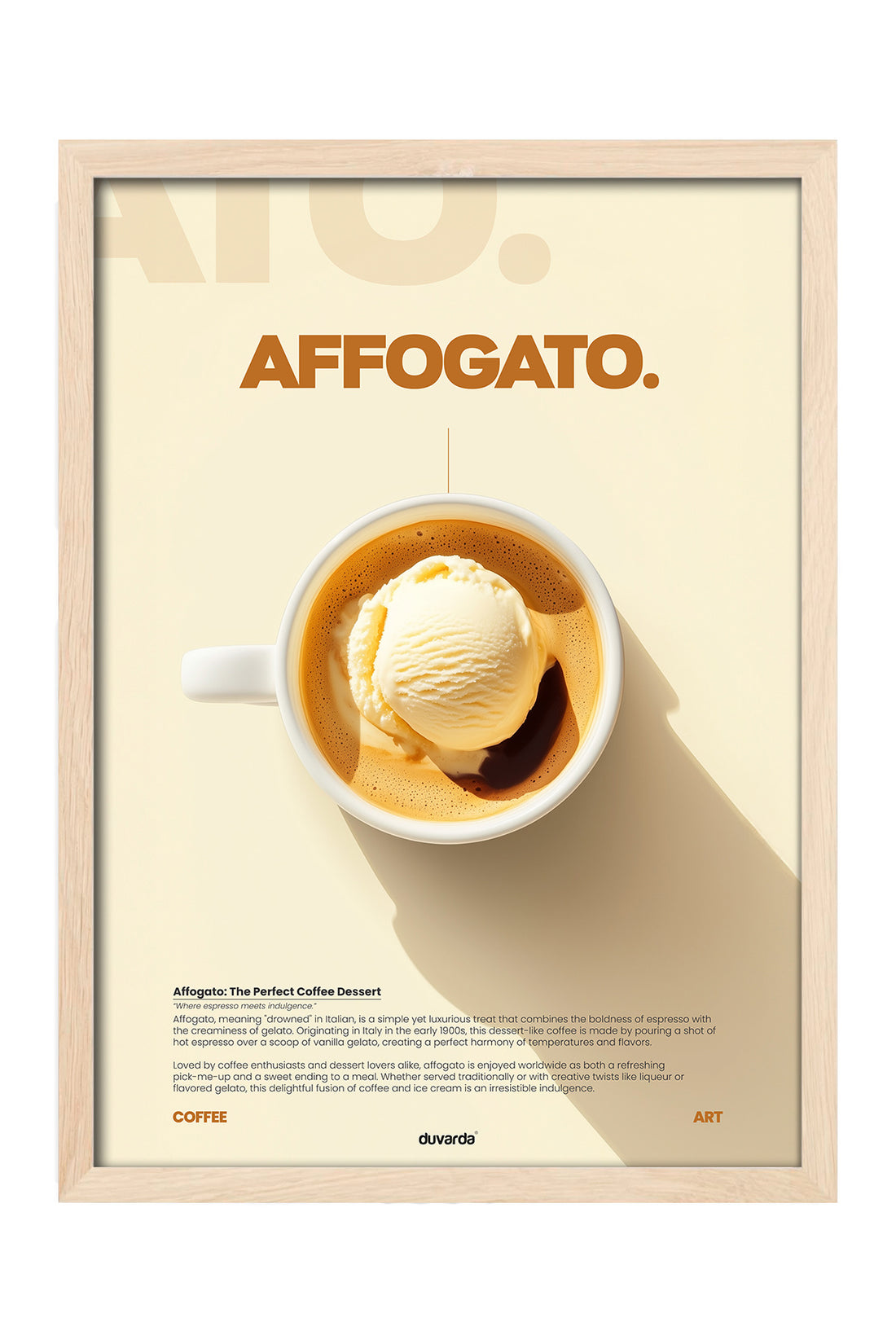 Affogato Kahve - tablo
