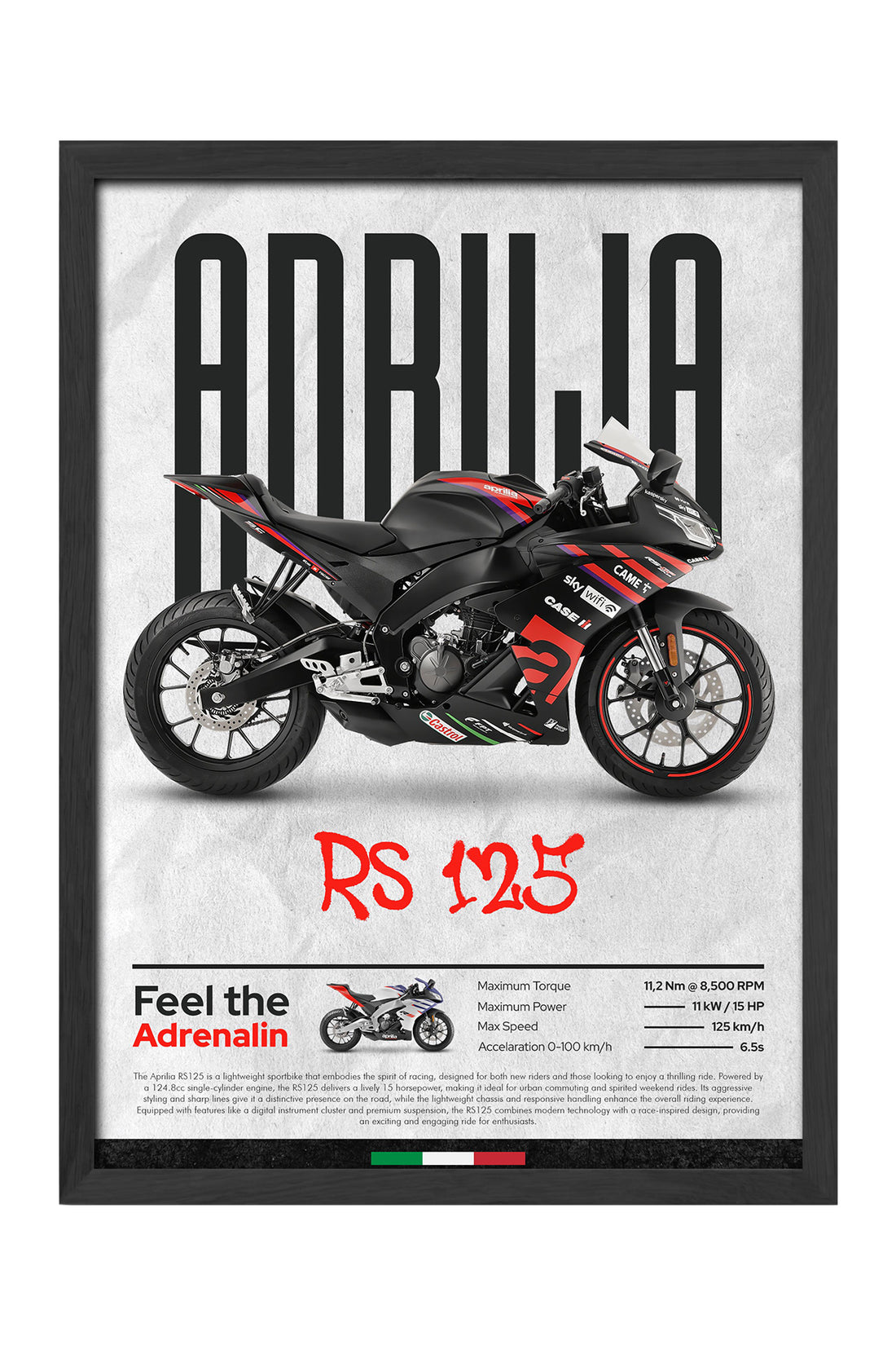 Aprilia RS 125 Siyah