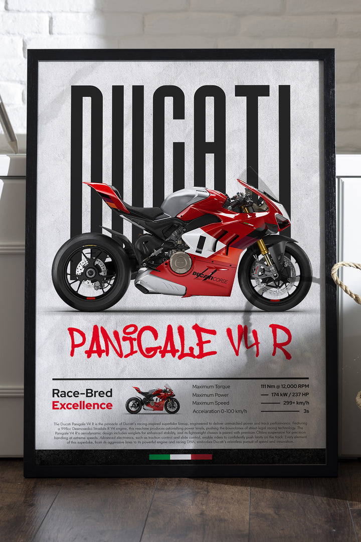Ducati Panigale V4 R - tablo