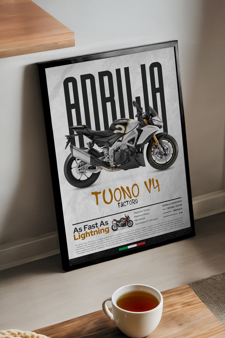 Aprilia Tuono V4 Factory Siyah