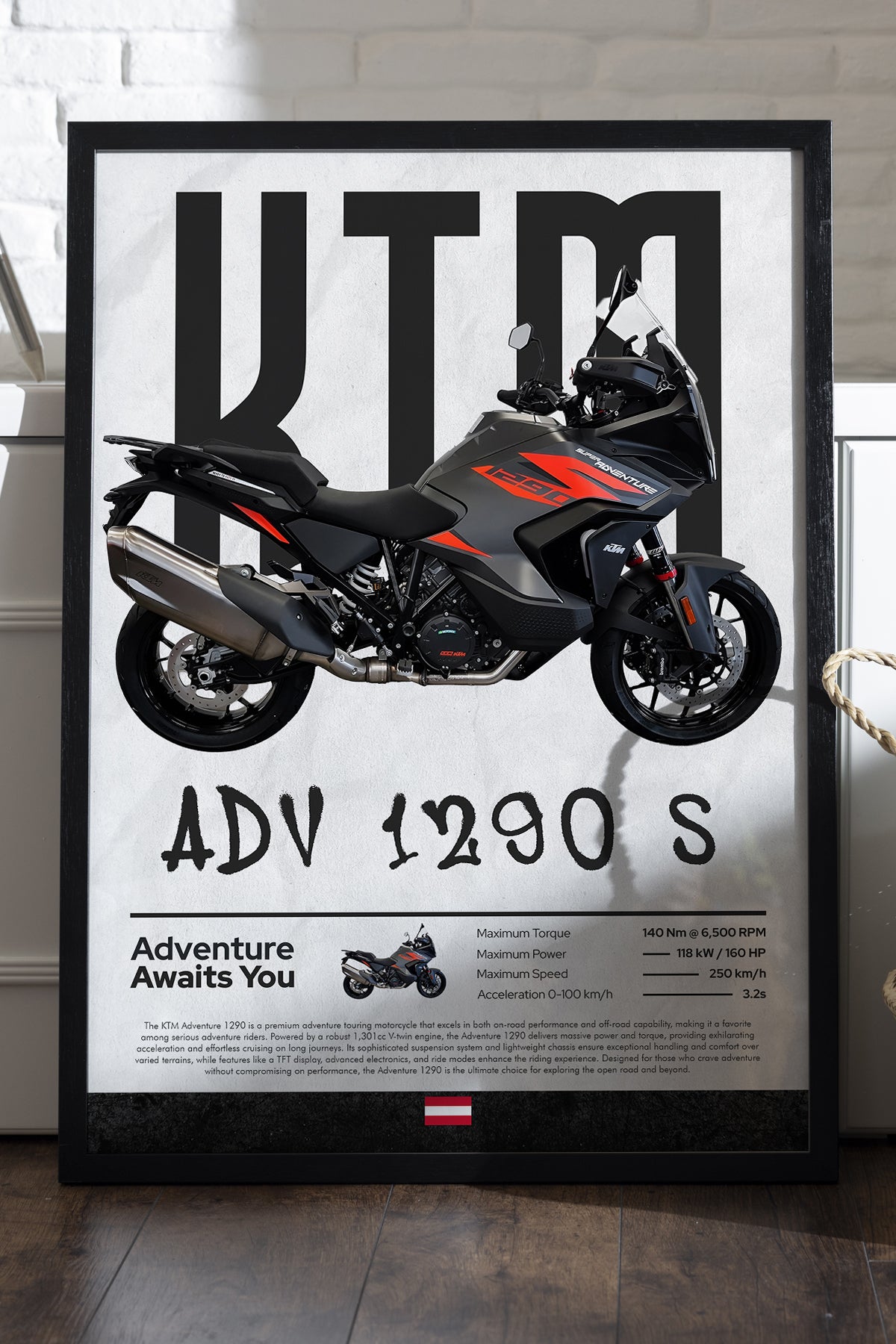 KTM ADV 1290 S Siyah