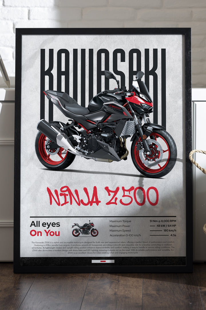 Kawasaki Ninja Z500 - tablo