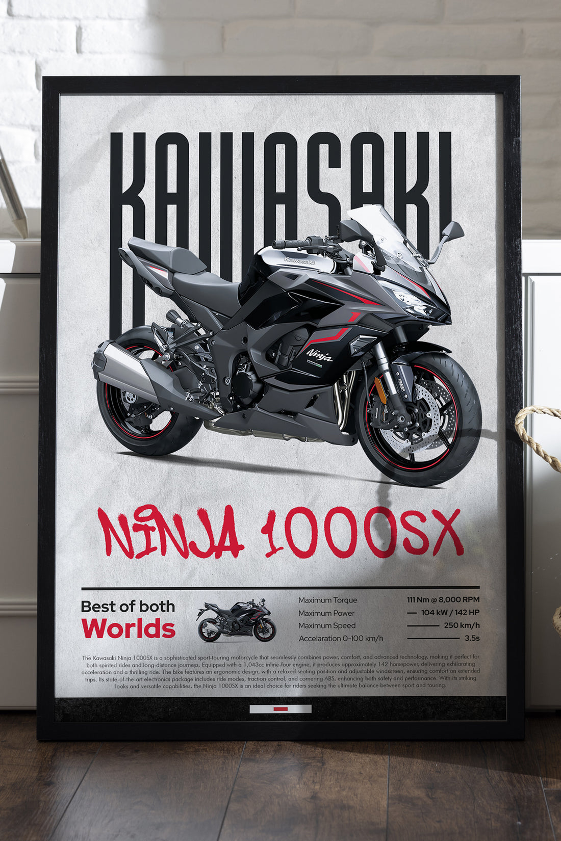 Kawasaki Ninja 1000 SX - tablo