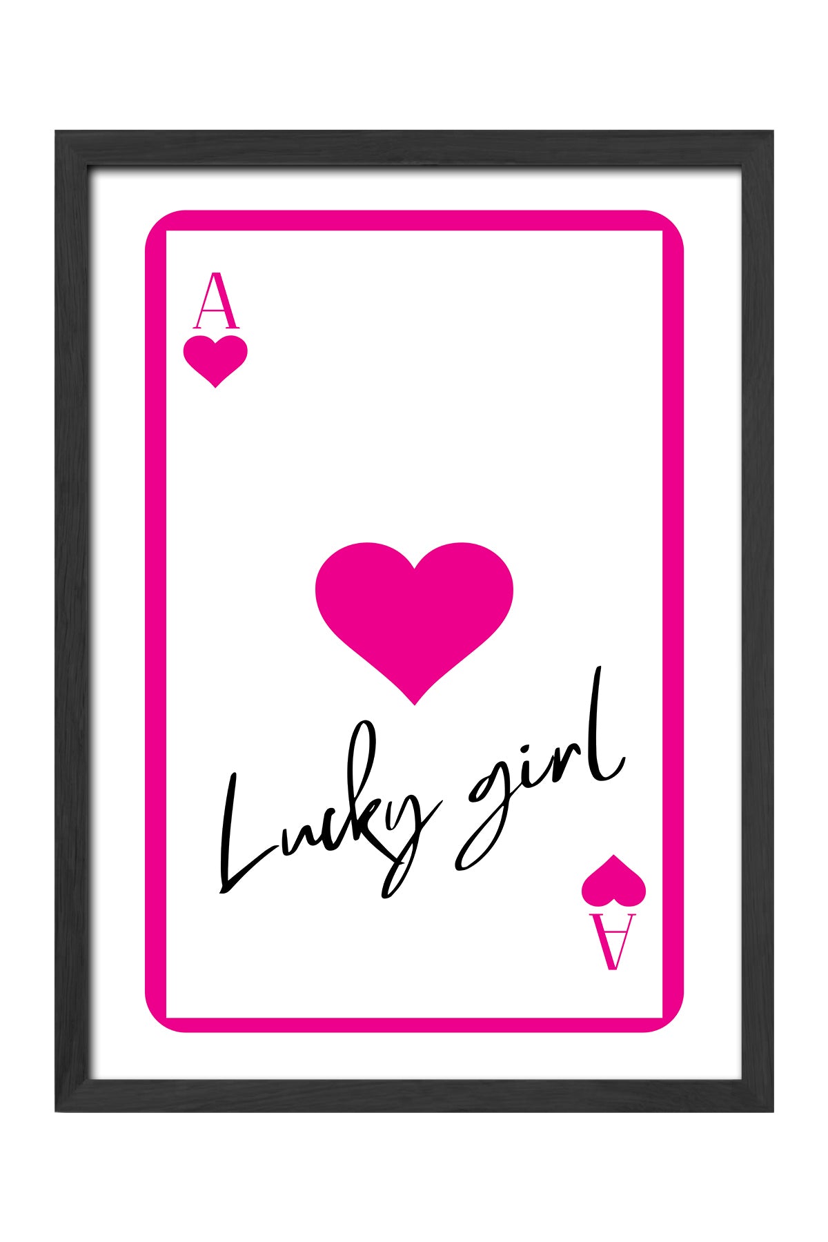 Lucky Girl Oyun Kartı - tablo