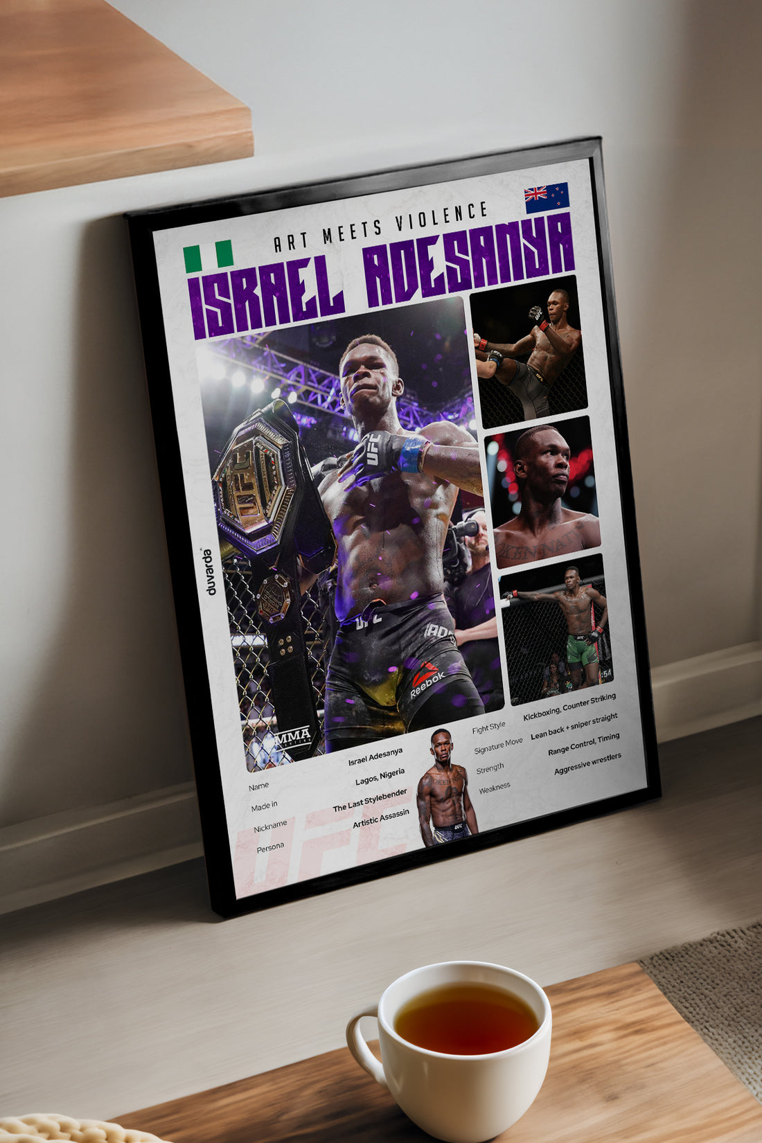 Israel Adesanya - tablo