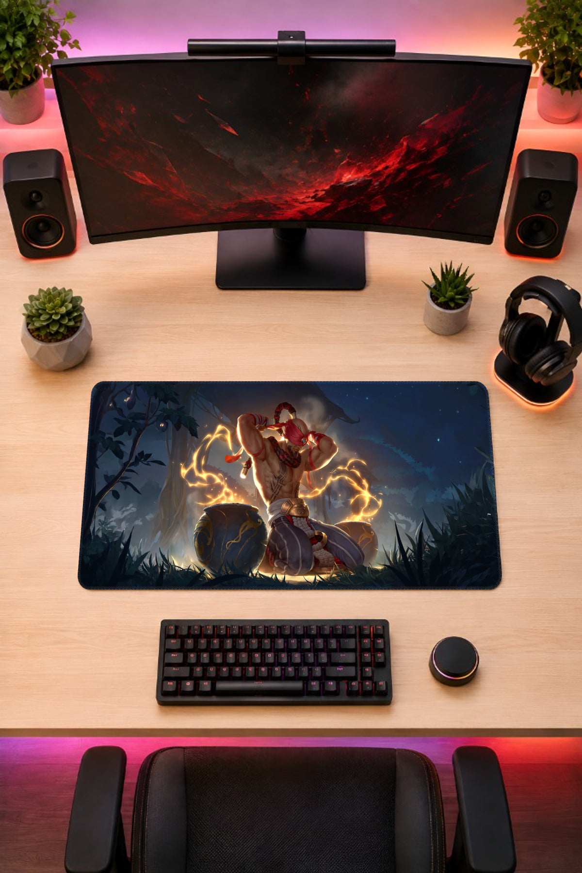 League of Legends Lee-Sin - mousepad