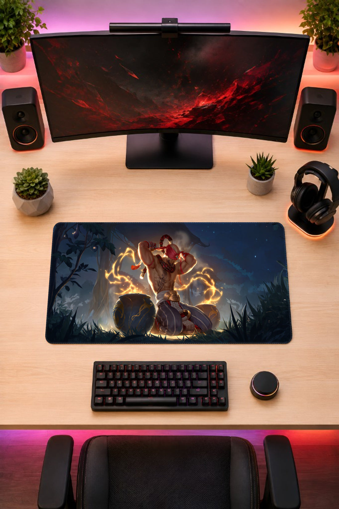 League of Legends Lee-Sin - mousepad