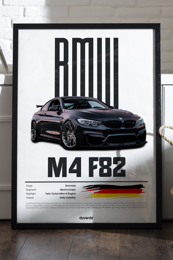 Bmw M4 F82 Araba - tablo