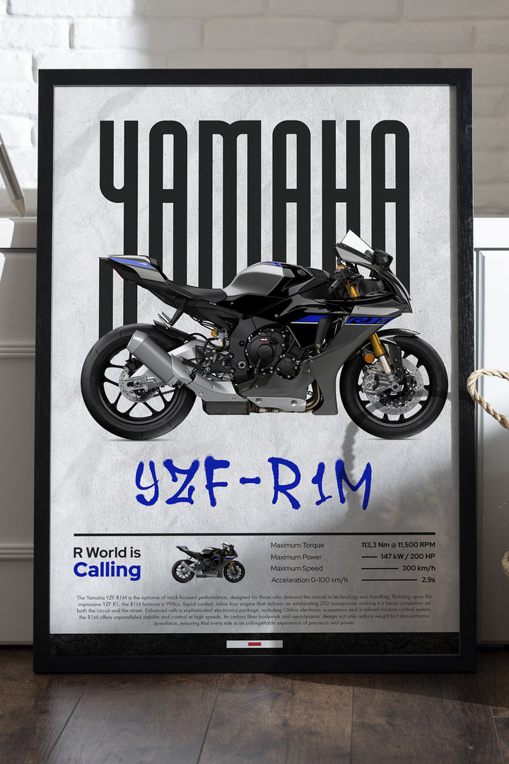 Yamaha YZF-R1M - tablo