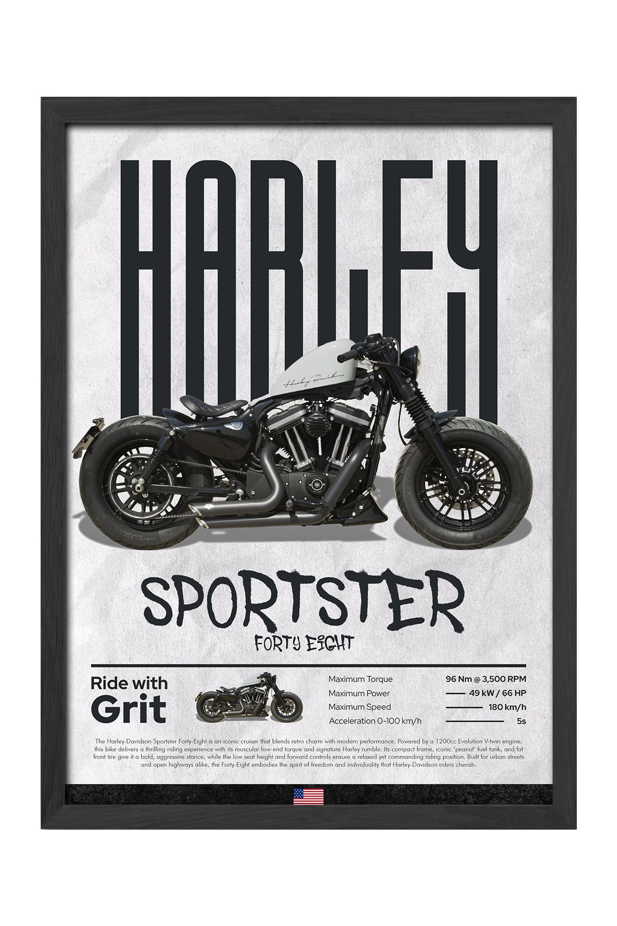 Harley David Sportster 48 - tablo