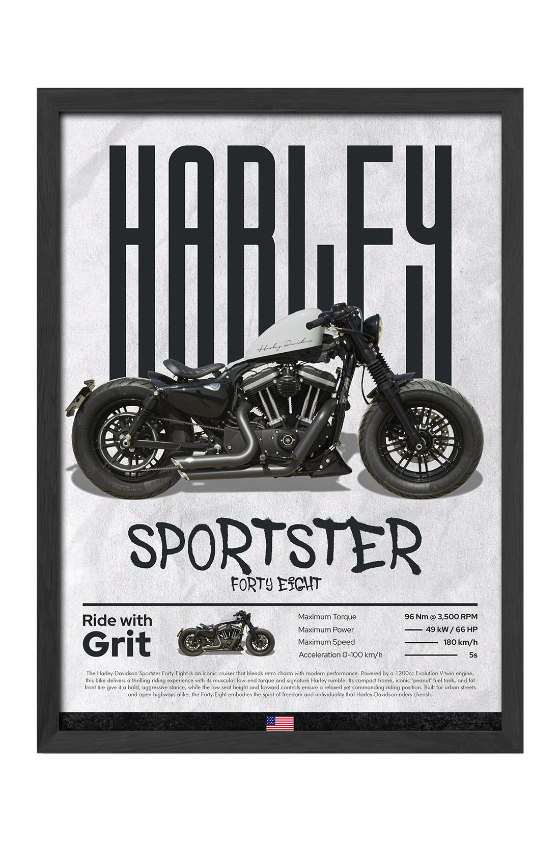 Harley David Sportster 48 - tablo
