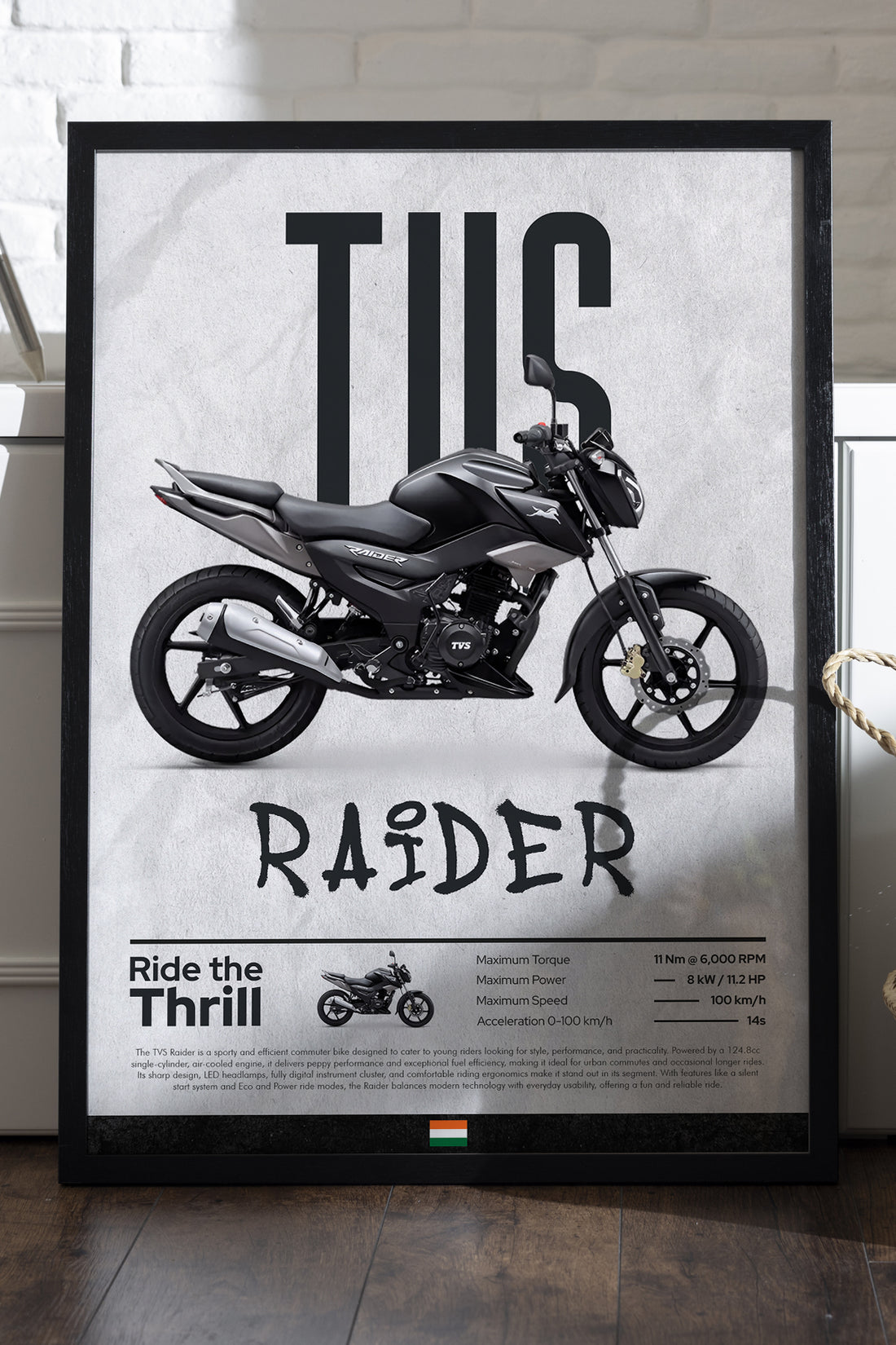 TVS Raider Siyah