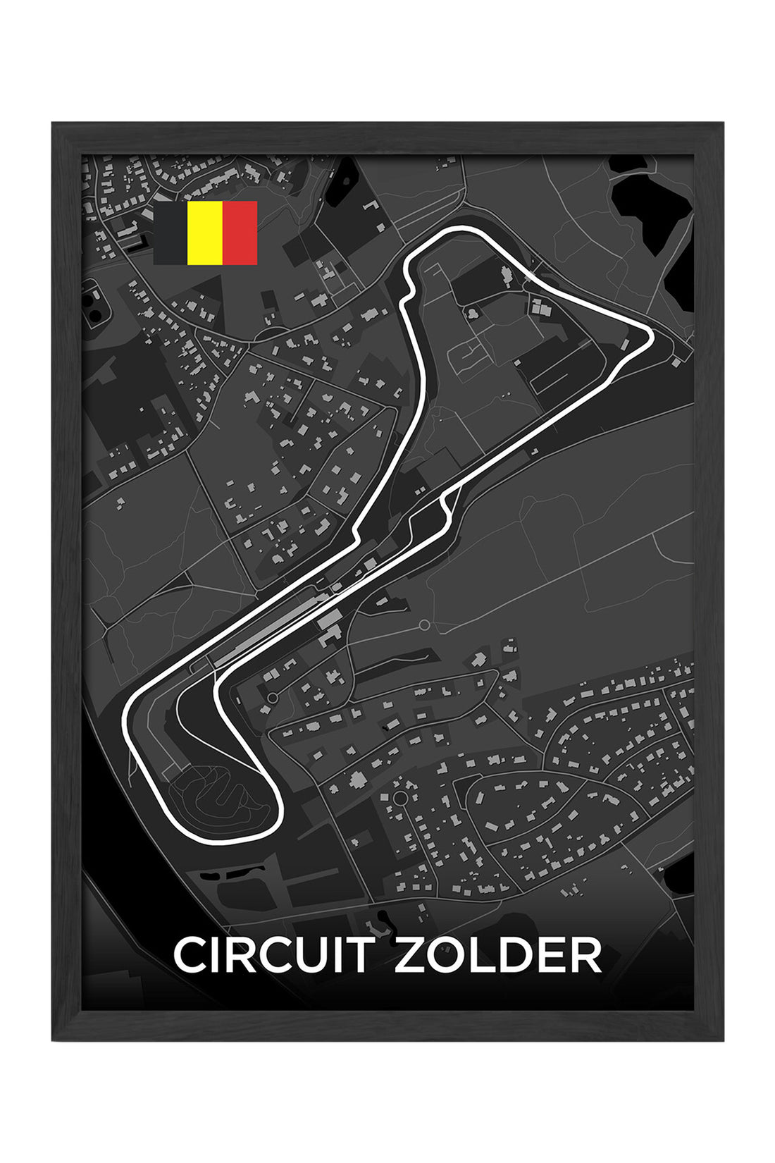Circuit Zolder Pist Haritası - tablo