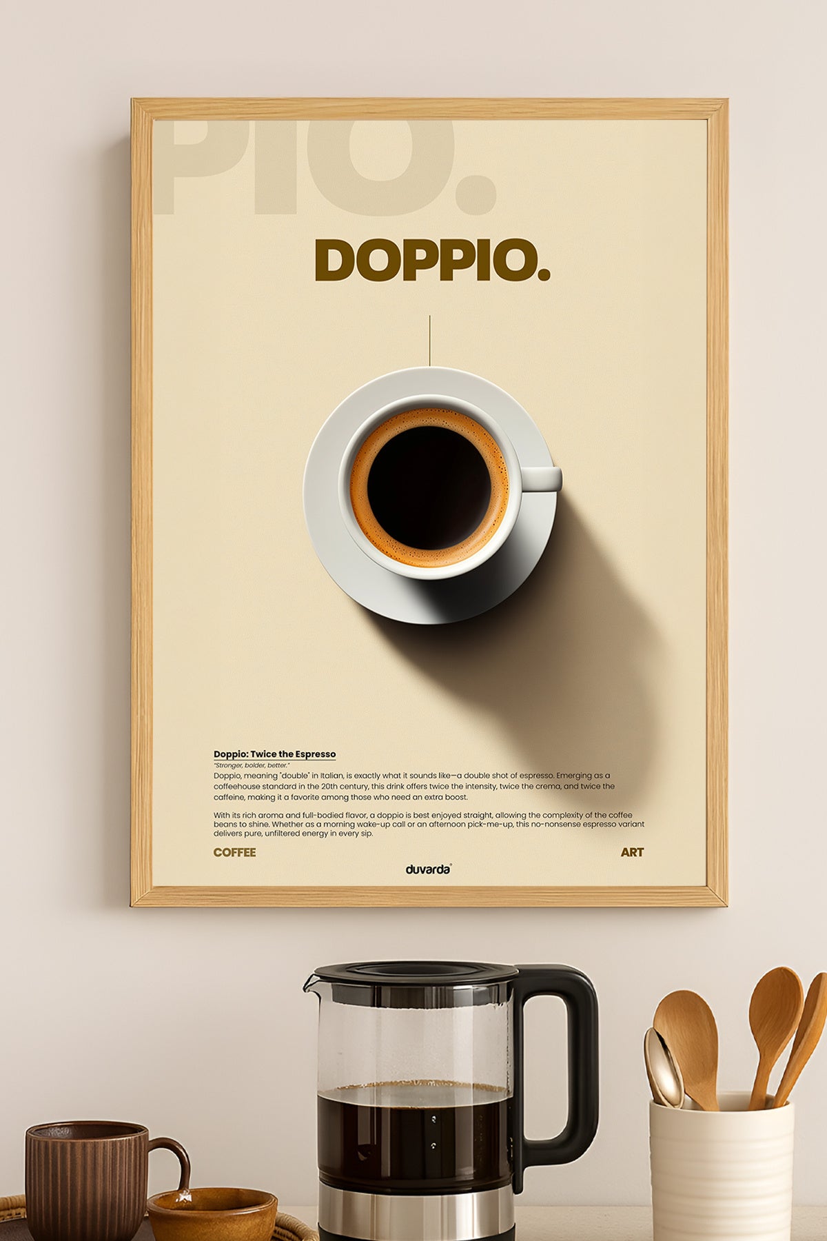 Doppio Kahve - tablo