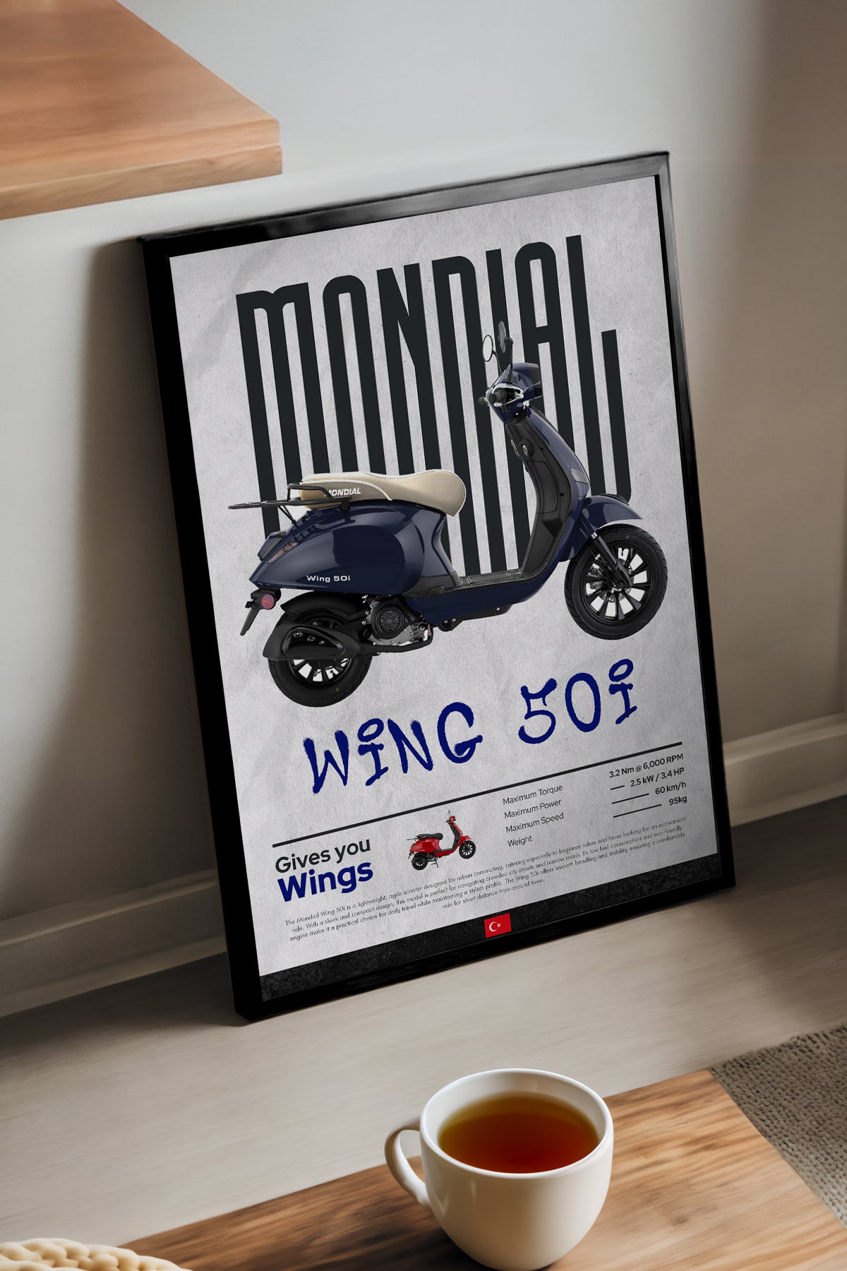 Mondial Wing 50i Mavi