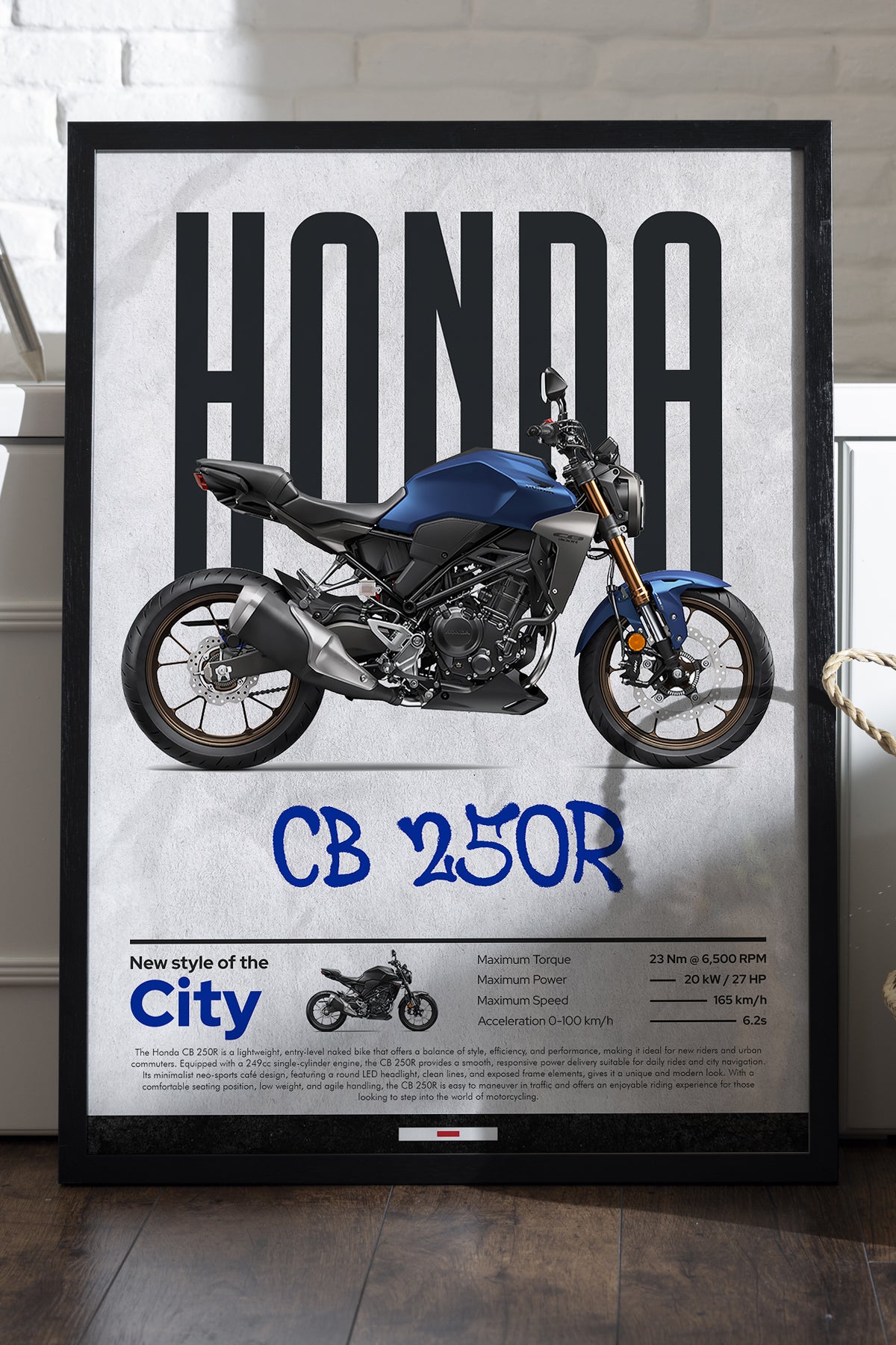 Honda CB 250 R Mavi