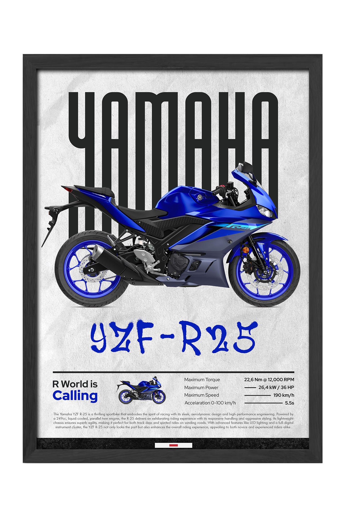 Yamaha YZF-R25 Mavi