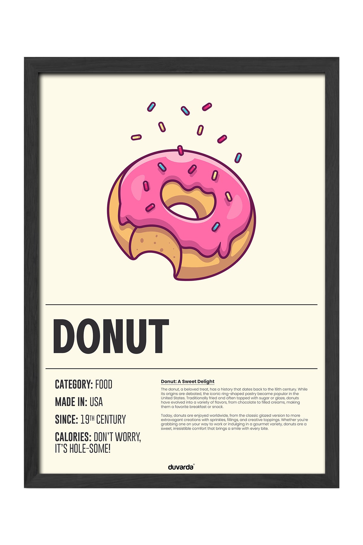 Donut Siyah