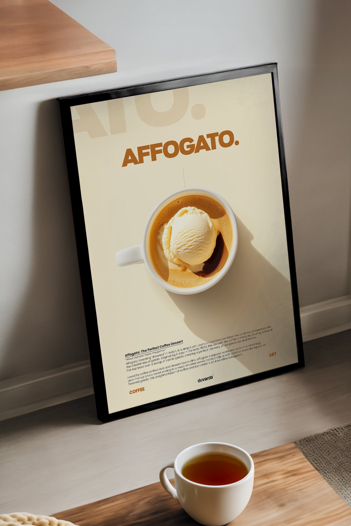 Affogato Kahve - tablo