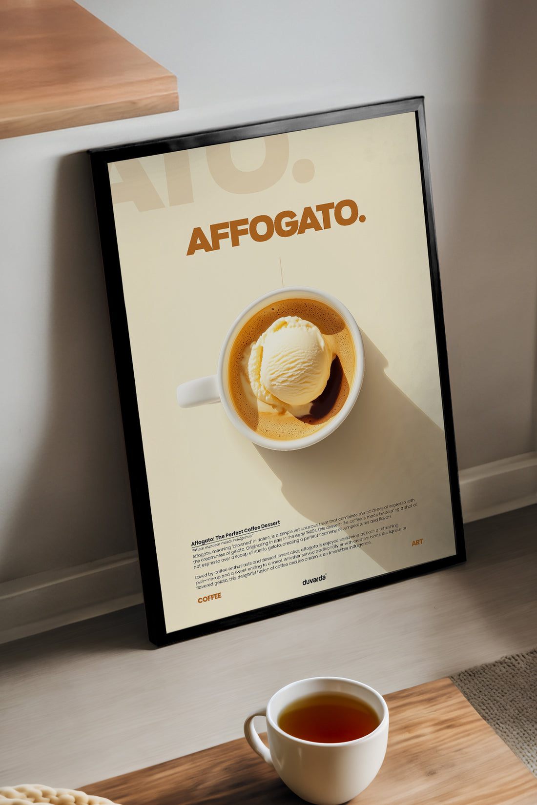 Affogato Kahve - tablo