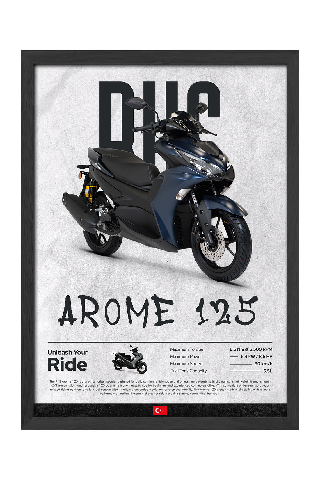 RKS Arome 125 Mavi