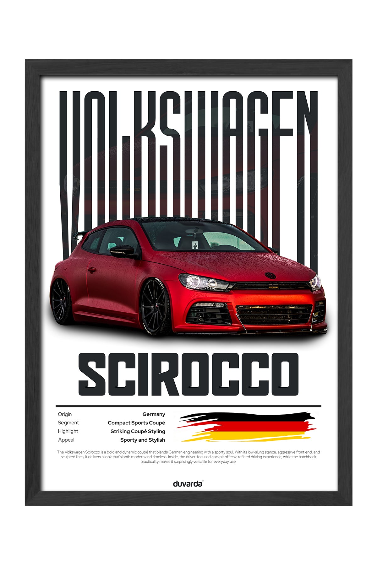 Valkswagen Scirocco Araba - tablo