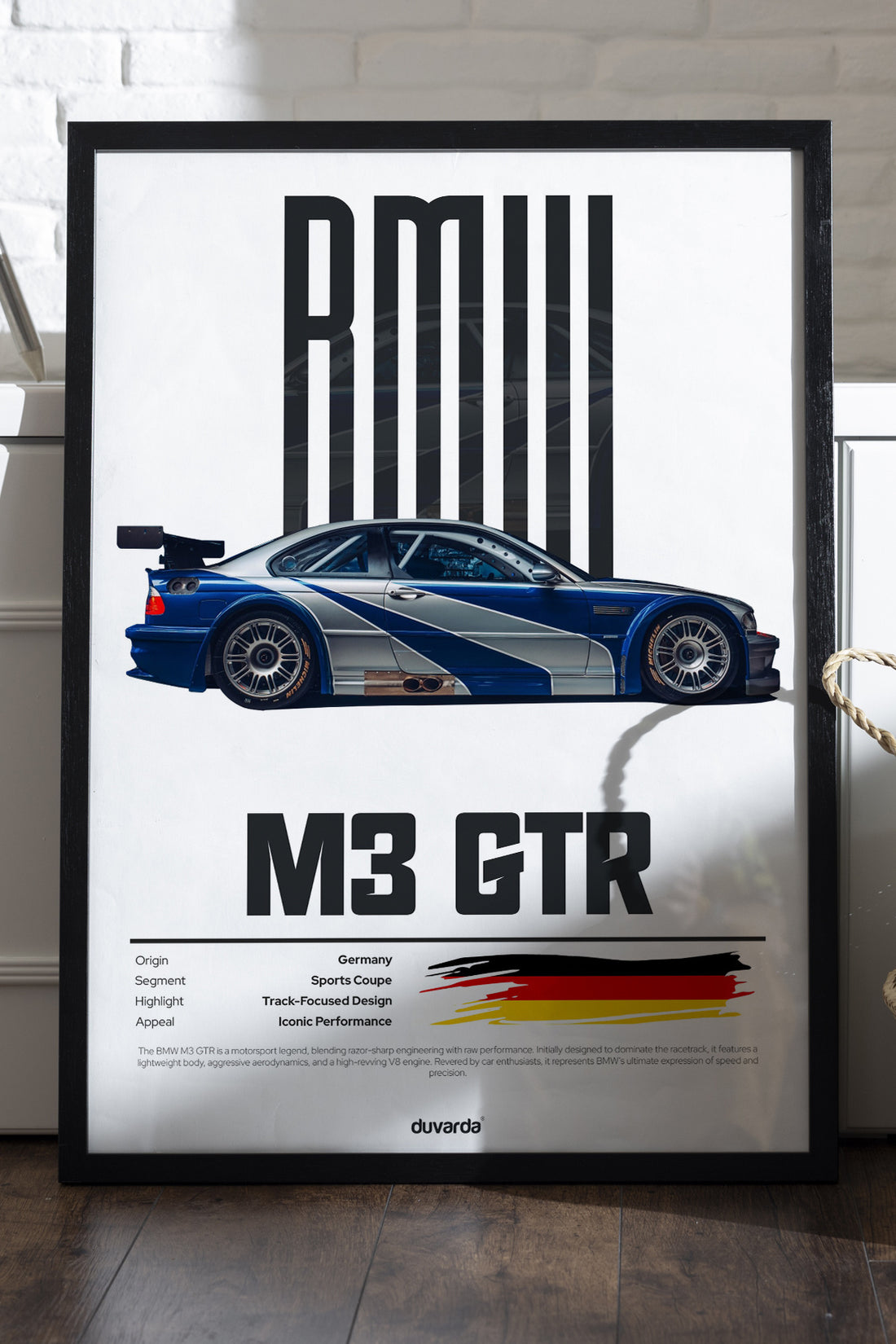 Bmw M3 Gtr Araba - tablo