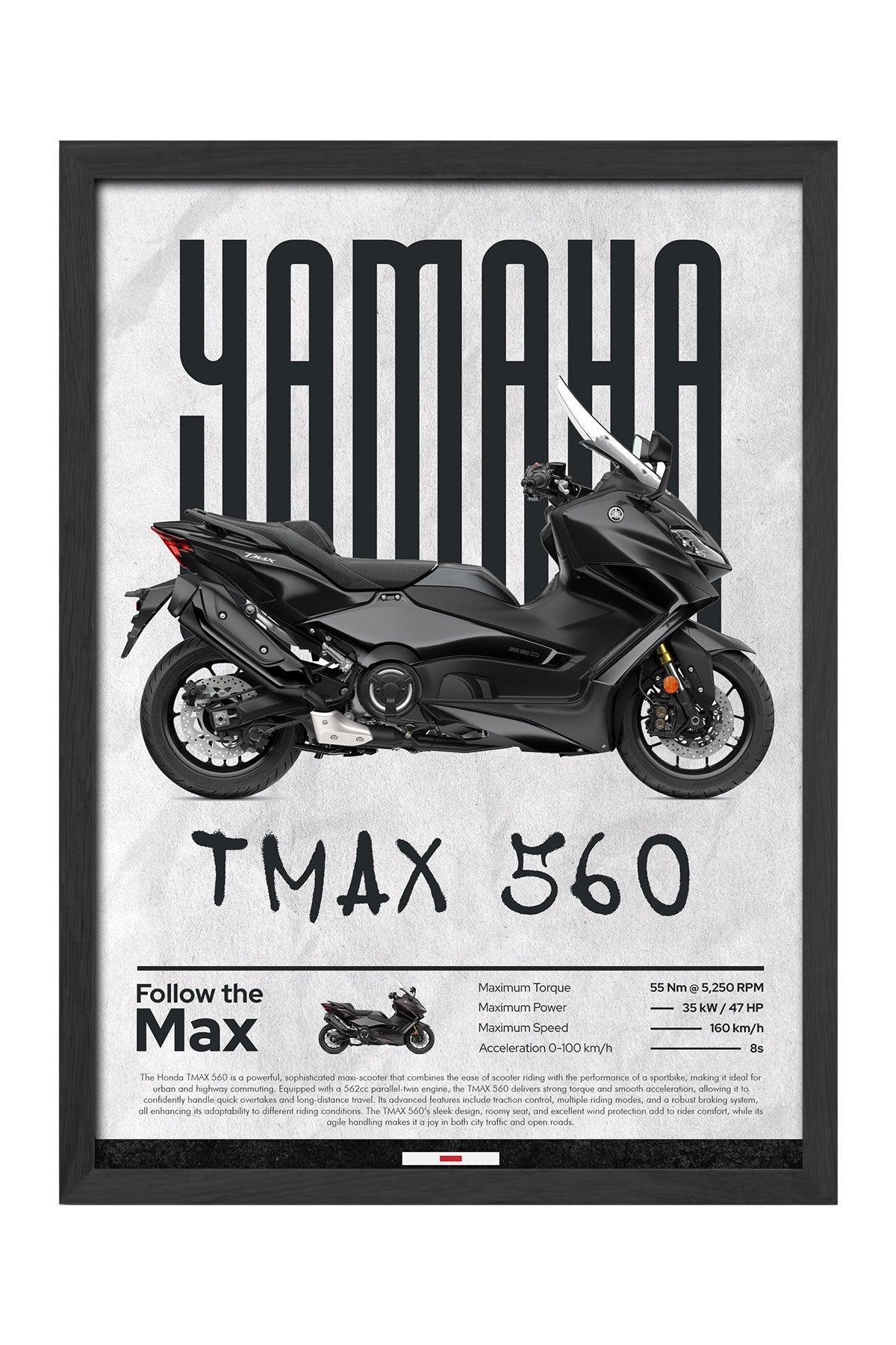 Yamaha TMAX 560 - tablo