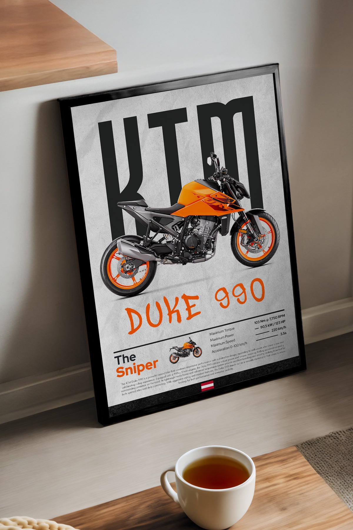 KTM Duke 990 - tablo