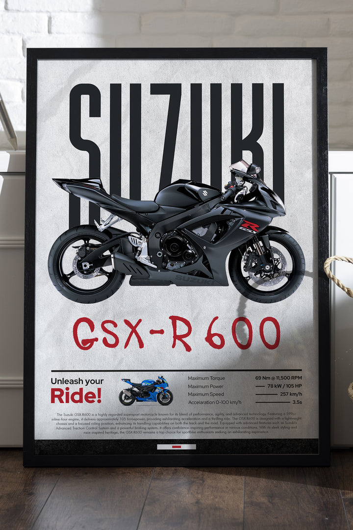 Suzuki GSX-R 600 Siyah