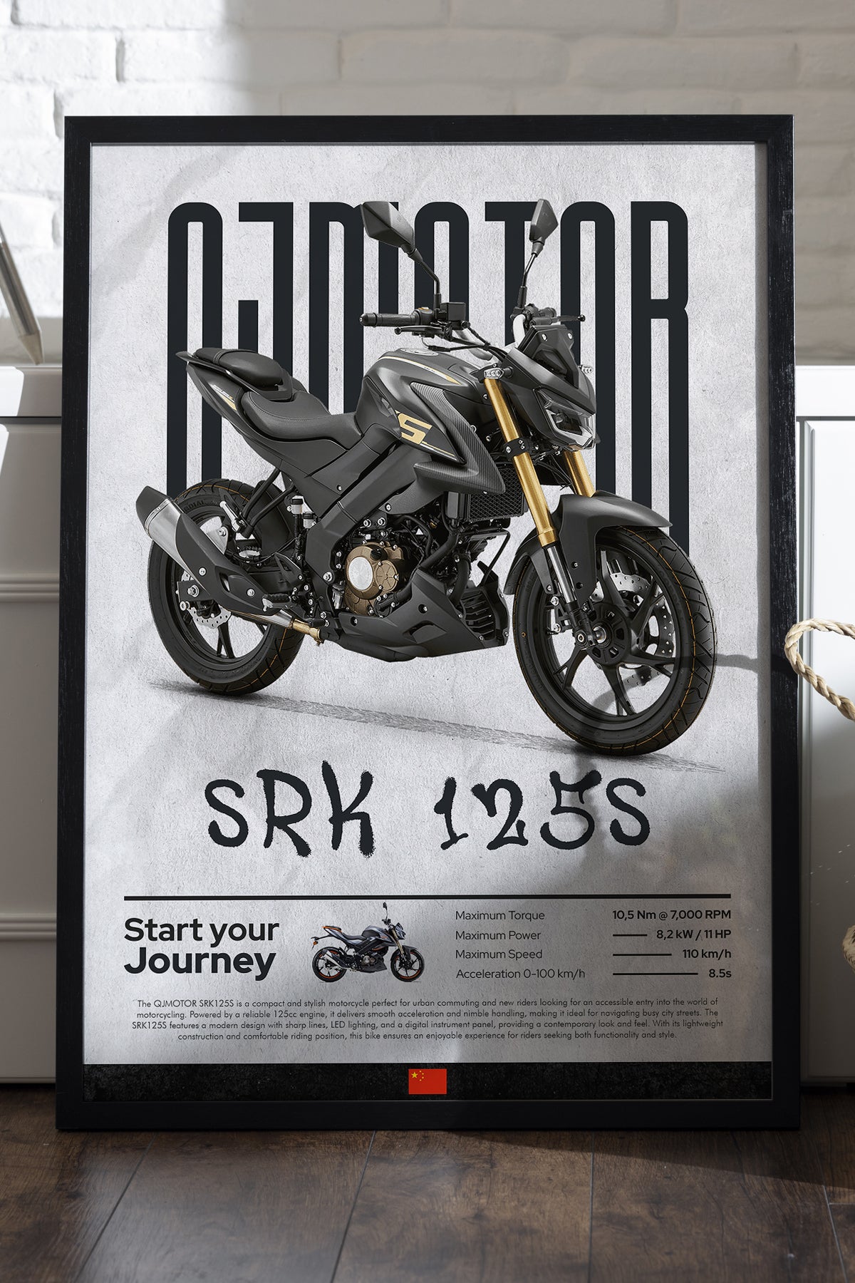 QJ Motor SRK 125S - tablo