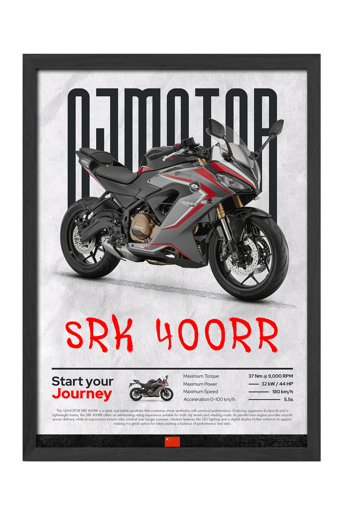 QJ Motor SRK 400RR Gri