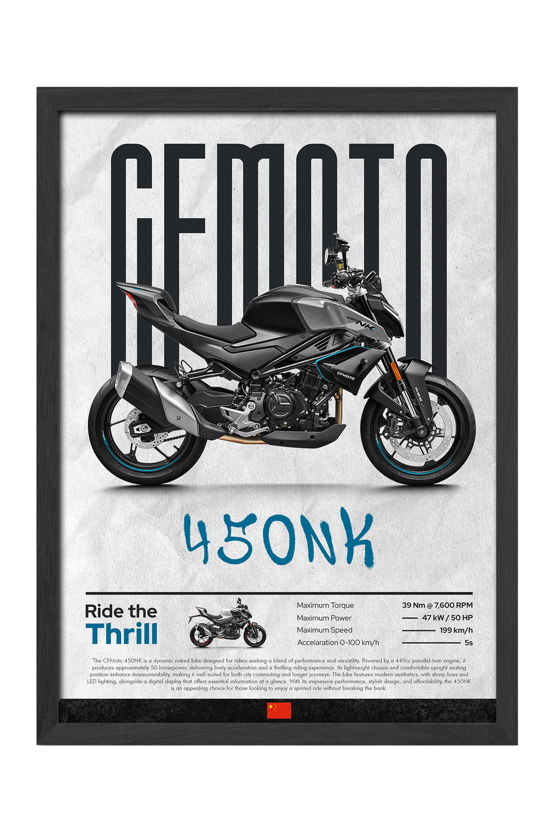 CFMOTO 450 NK Gri