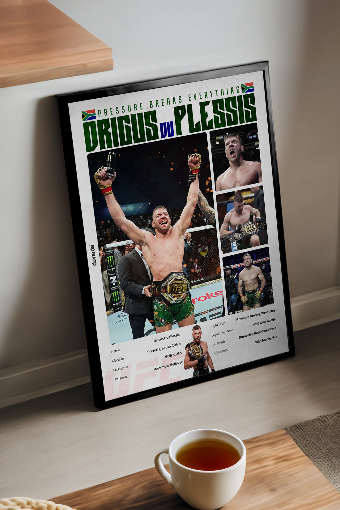 Dricus du Plessis UFC - tablo