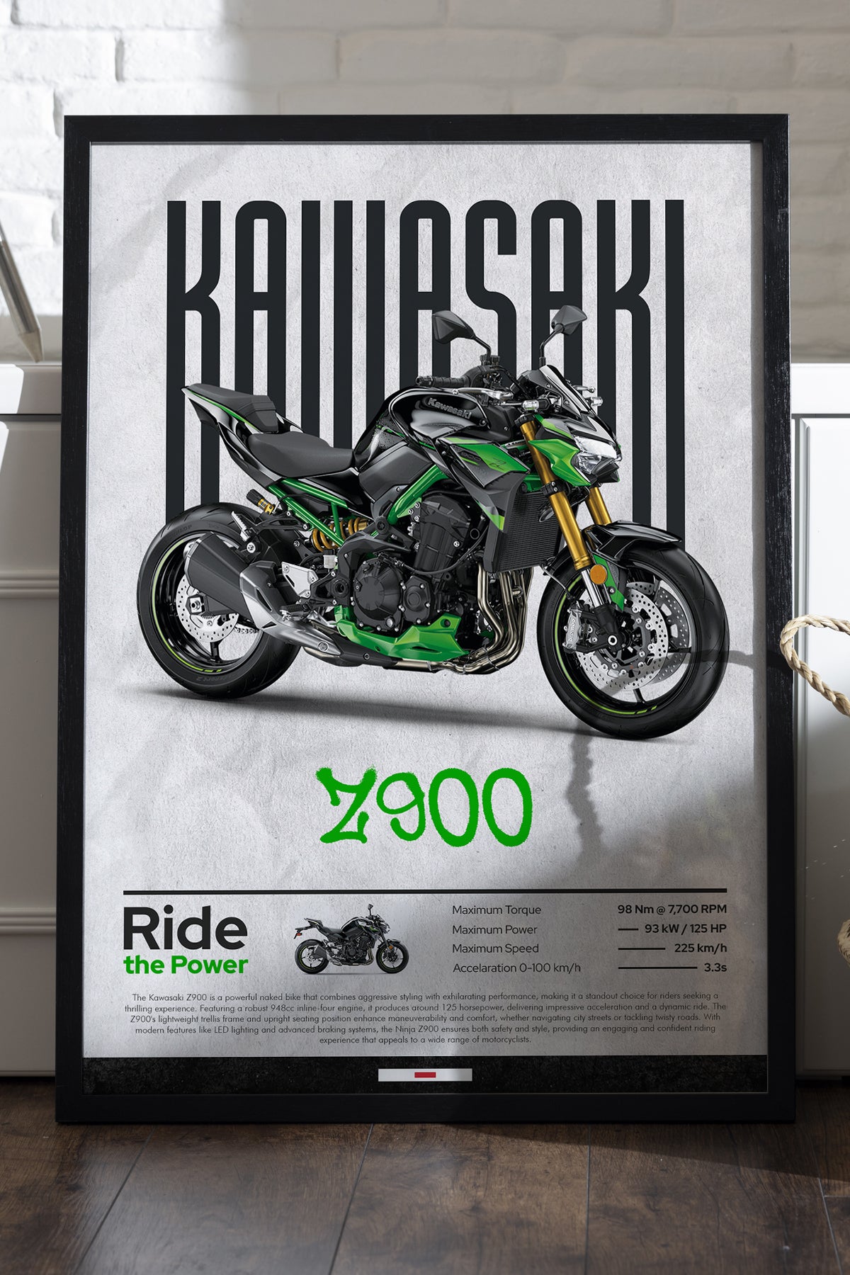 Kawasaki Z900 - tablo