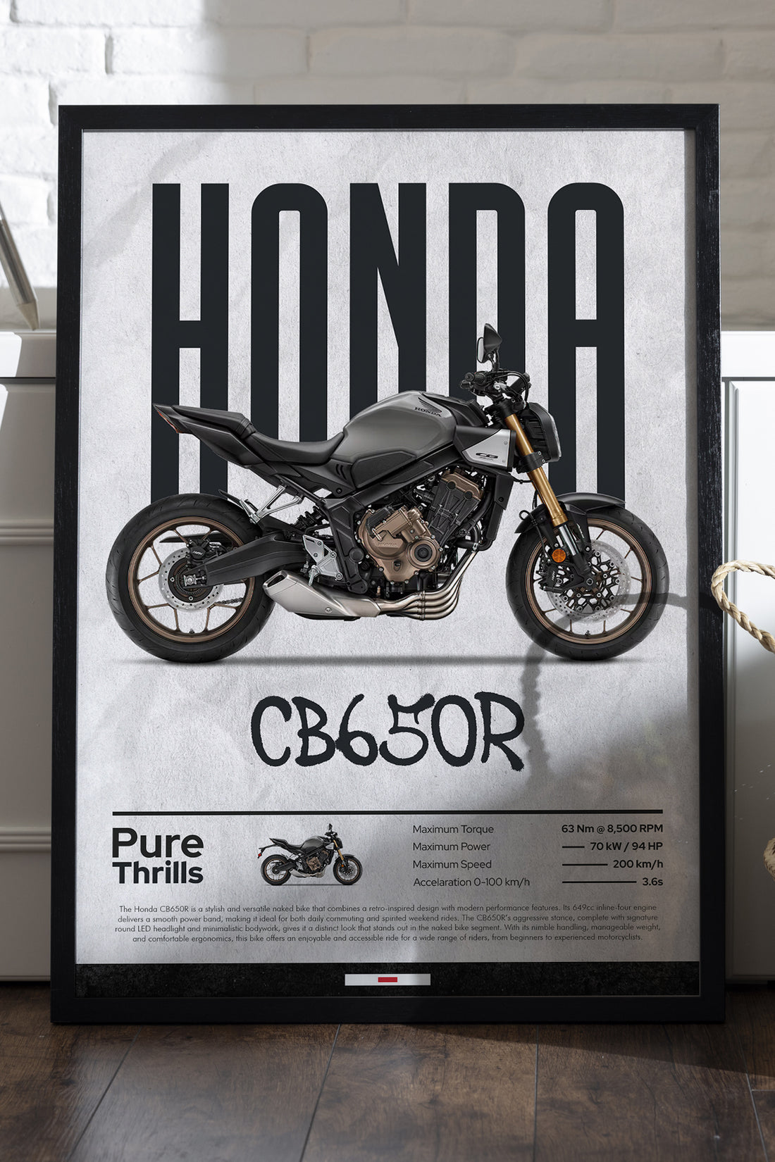 Honda CB650R Gri