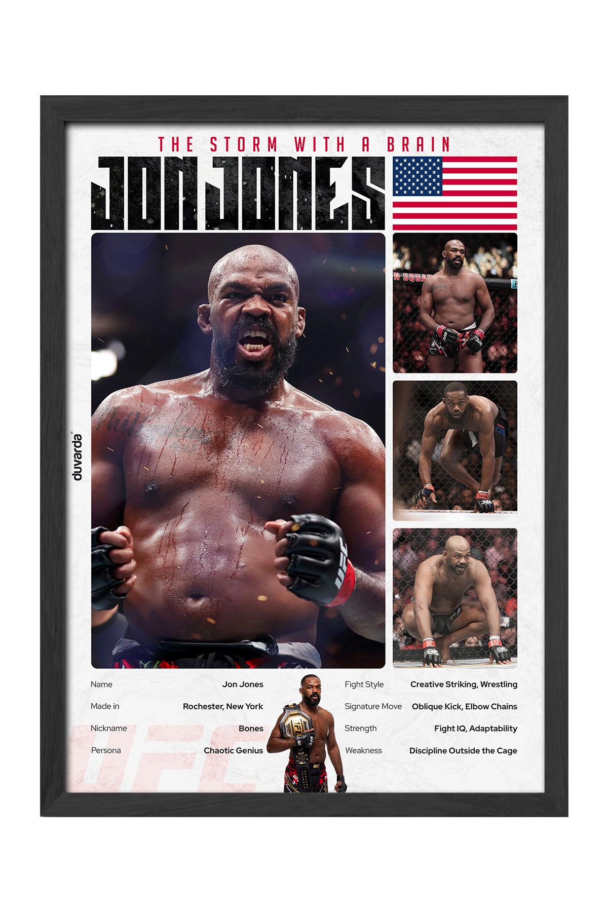 Jon Jones UFC - tablo