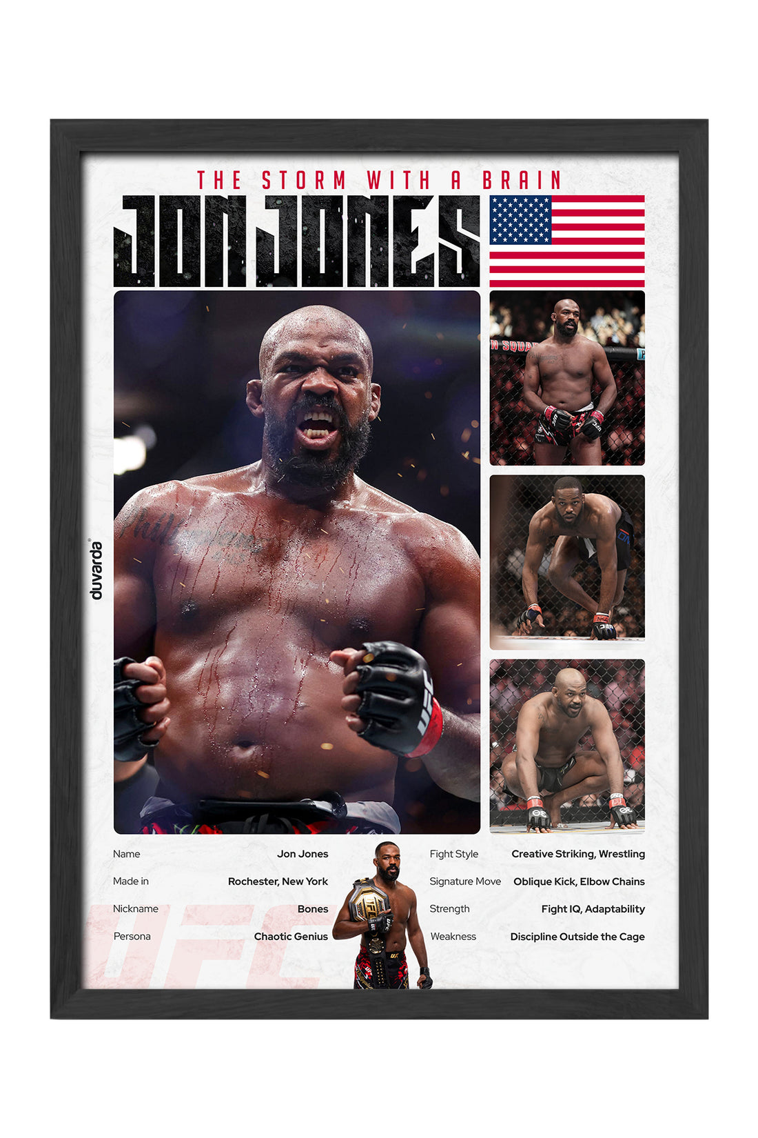 Jon Jones UFC - tablo