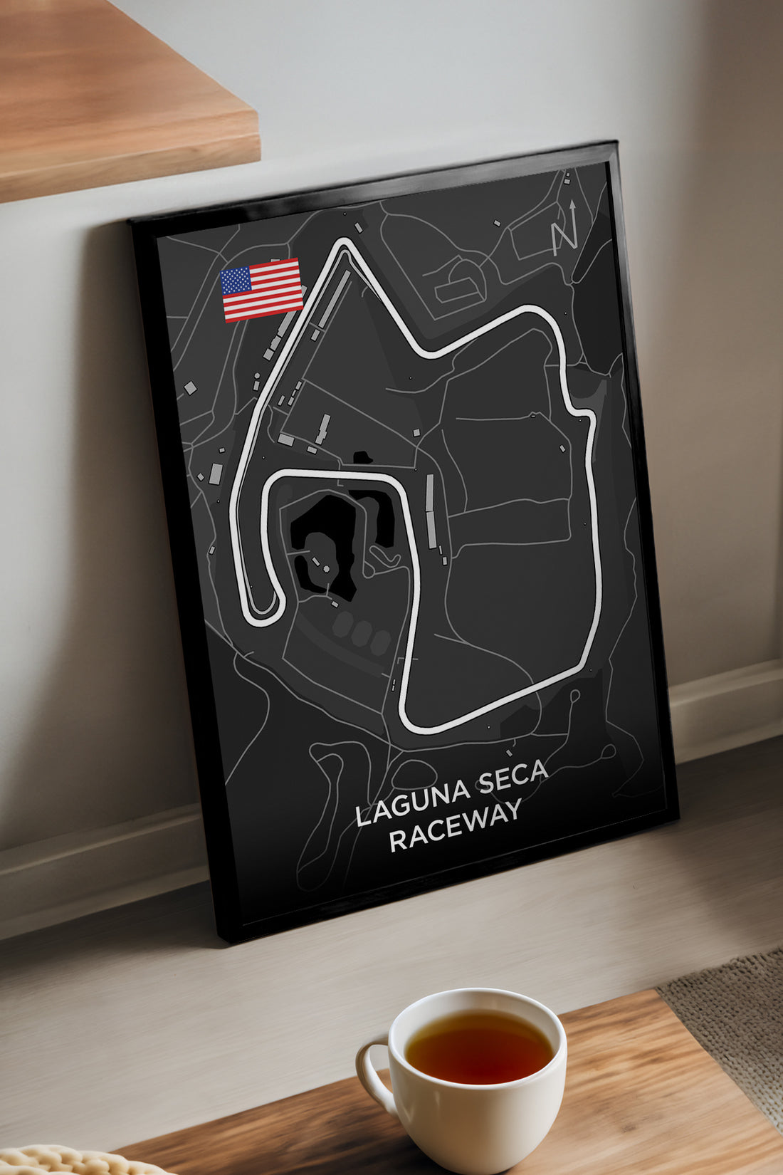 Laguna Seca Pist Haritası - tablo
